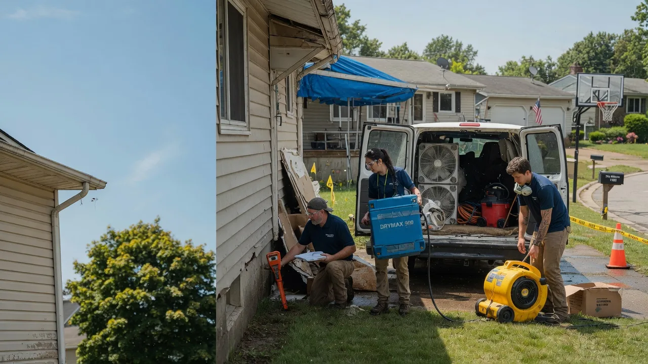 Ceiling Leak Cleanup in Shock, WV near me